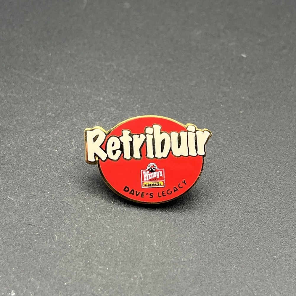 Wendy's Dave's‎ Legacy "Retribuir" Spanish Employee Lapel Hat Pin